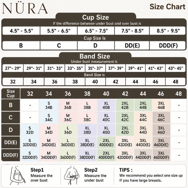 NÜRA ComfortLift Seamless Bra